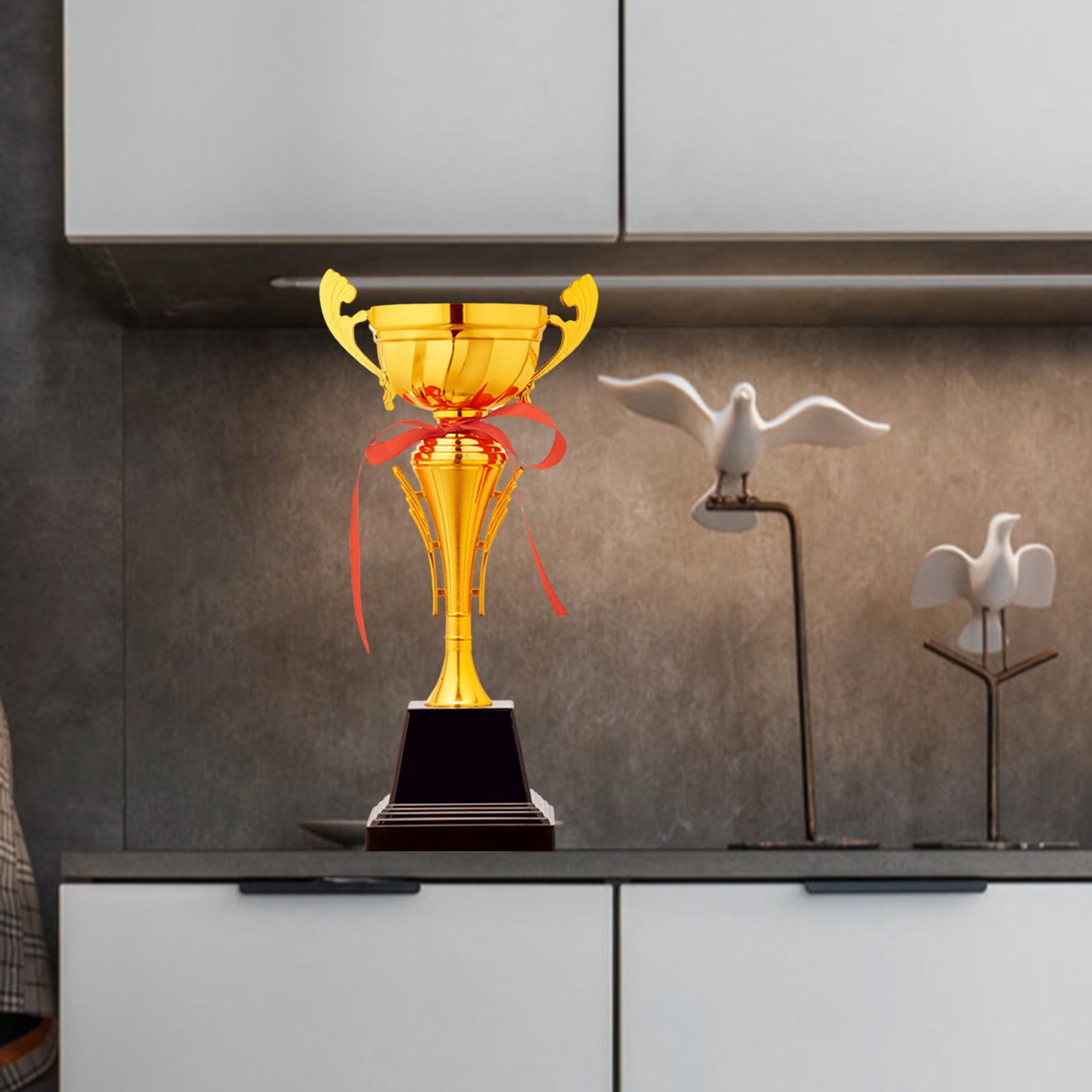 Rushawy Football Soccer Match Trophy, Competitions Award Trophy with Base Trophy, Soccer 32cm