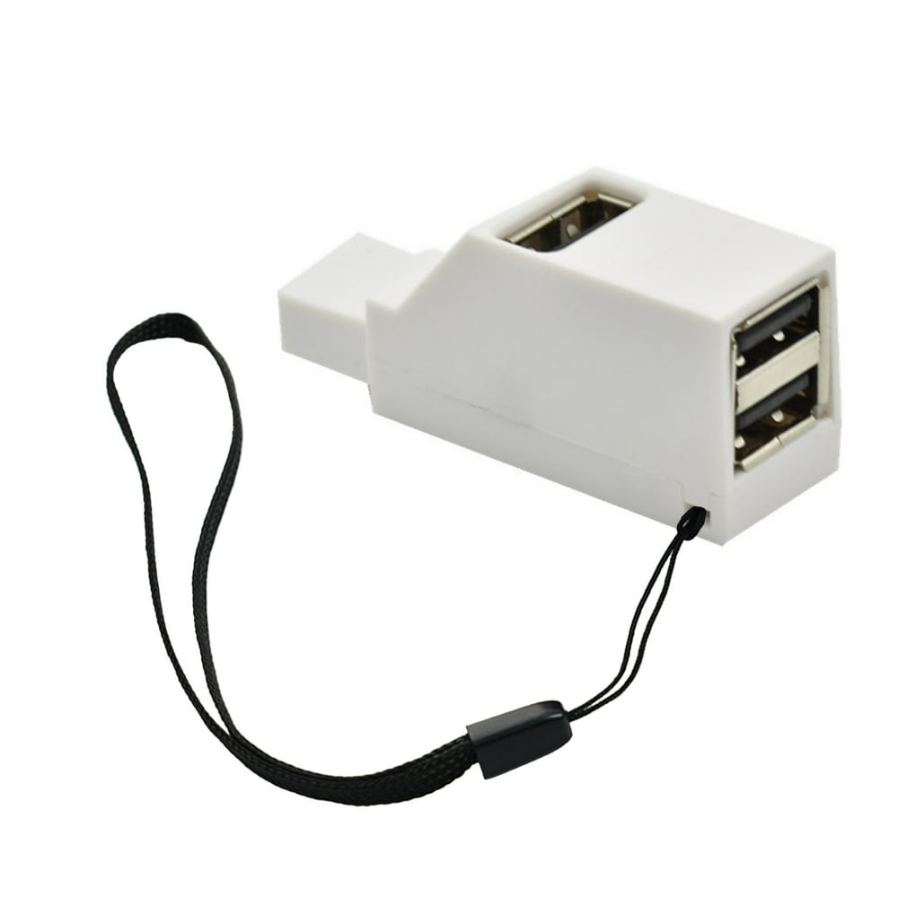 Famure USB 3 Ports Splitter Mini Portable Direct Plugin USB Extender
