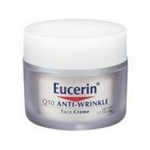 Eucerin Face Cream Anti Wrinkle Moisturize Skin Alcohol Free, 1.7oz, 9