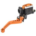 thumbnail image 1 of 2 palancas de freno para motocicleta, 22 mm, cilindro maestro para manillar, para scooter, bicicleta deportiva, bicicleta de calle, ATV, color naranja, 1 of 15