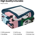 thumbnail image 6 of Yibo Panda Blanket Flannel Soft and Comfortable Anti-static Bed Sofa Blanket, 6 of 7