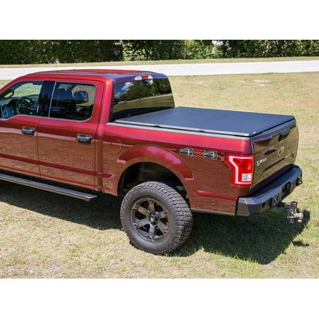Gator Pro Premium Soft Tri-Fold Truck Bed Tonneau Cover 2005-2011 Dodge Dakota 5.25 Ft Quad w/ rail