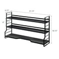 thumbnail image 6 of Yamazaki Home Countertop Shelves, Black, Steel, Supports 38.5 pounds, 6 of 6
