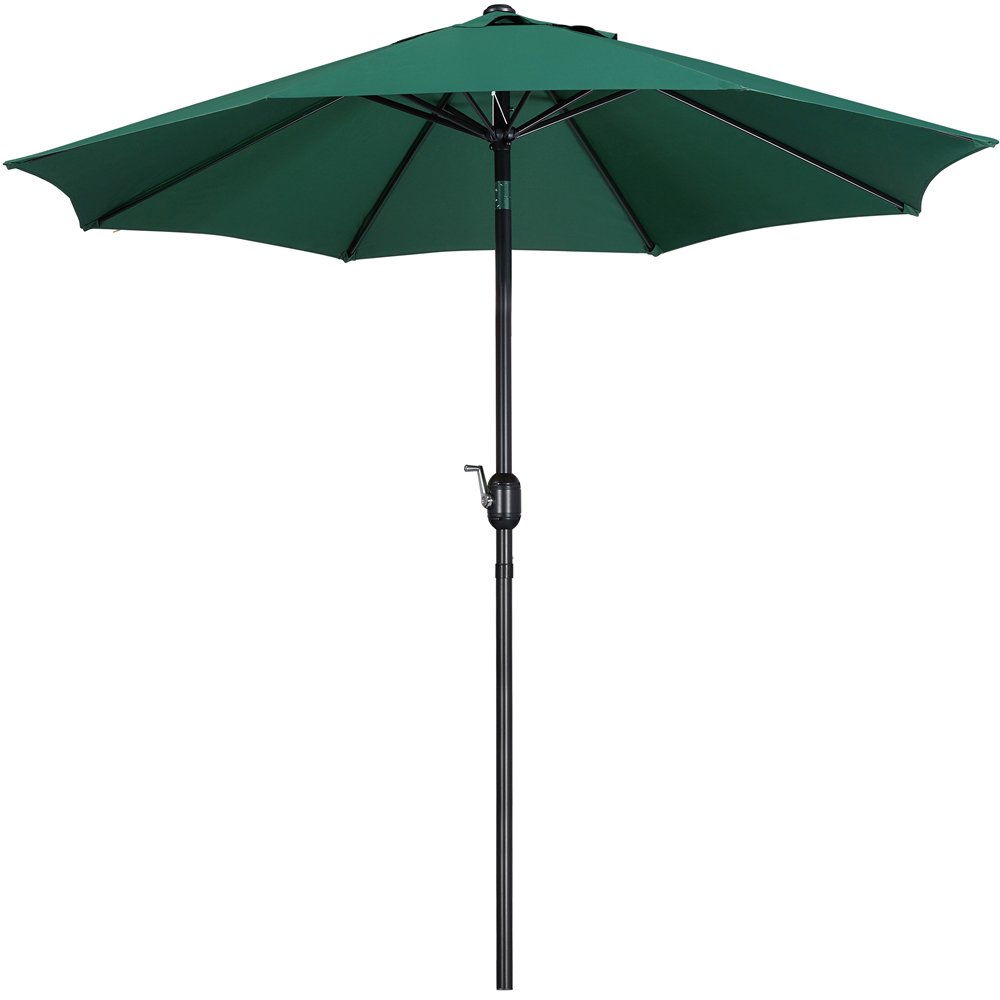 9ft Patio Umbrella Garden Table Umbrella Dark Green