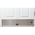 thumbnail image 2 of Stainless Steel Door Kick Plate Mop Plate Protection Plate, 6" x 36" Size, for Door Widths 37"+, 2 of 4