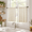 Linen-34"W x 54"L (Pack of 2), variant on Sgreen Curta72 Inch Length For Living Room Dining 2 Panels Tab Pocket Pleated Linen Drape Boho Neutral Rustic Farmhousetaesthetic