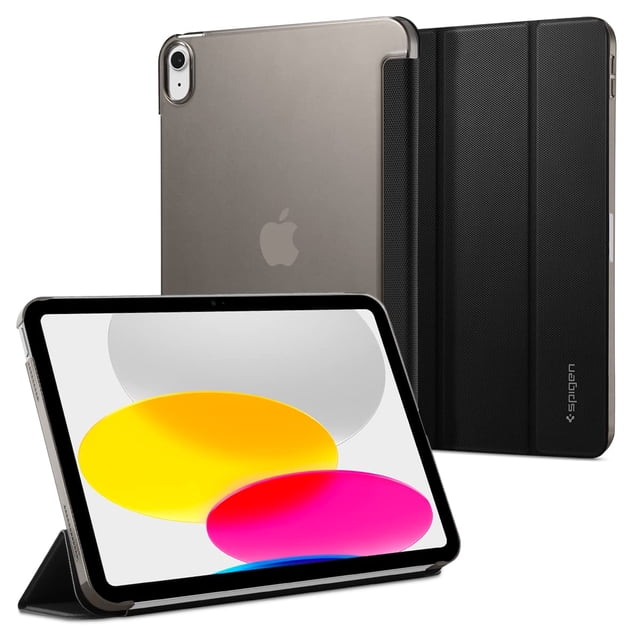 Funda Spigen Liquid Air Folio para iPad 11.ª generación de 11 pulgadas, color negro