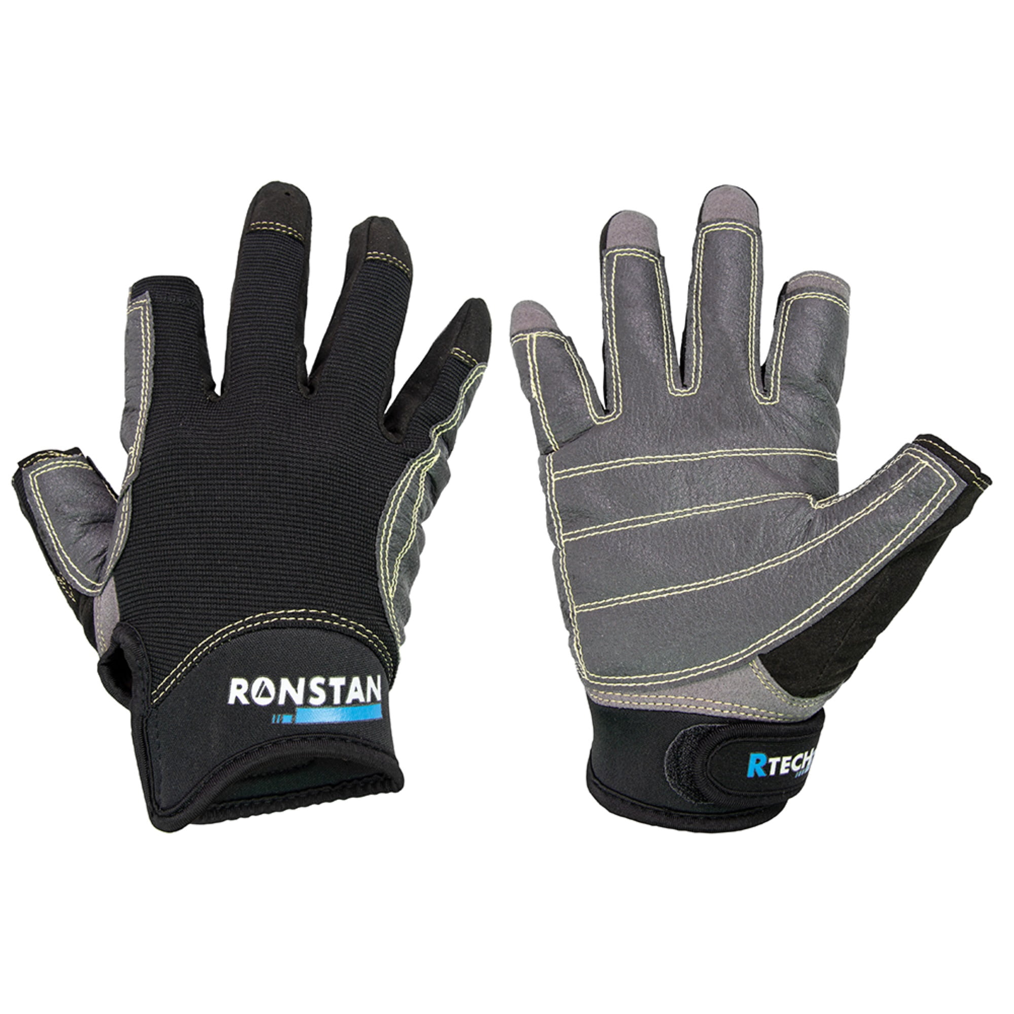 Ronstan Sticky Race Glove 3 Finger, Black