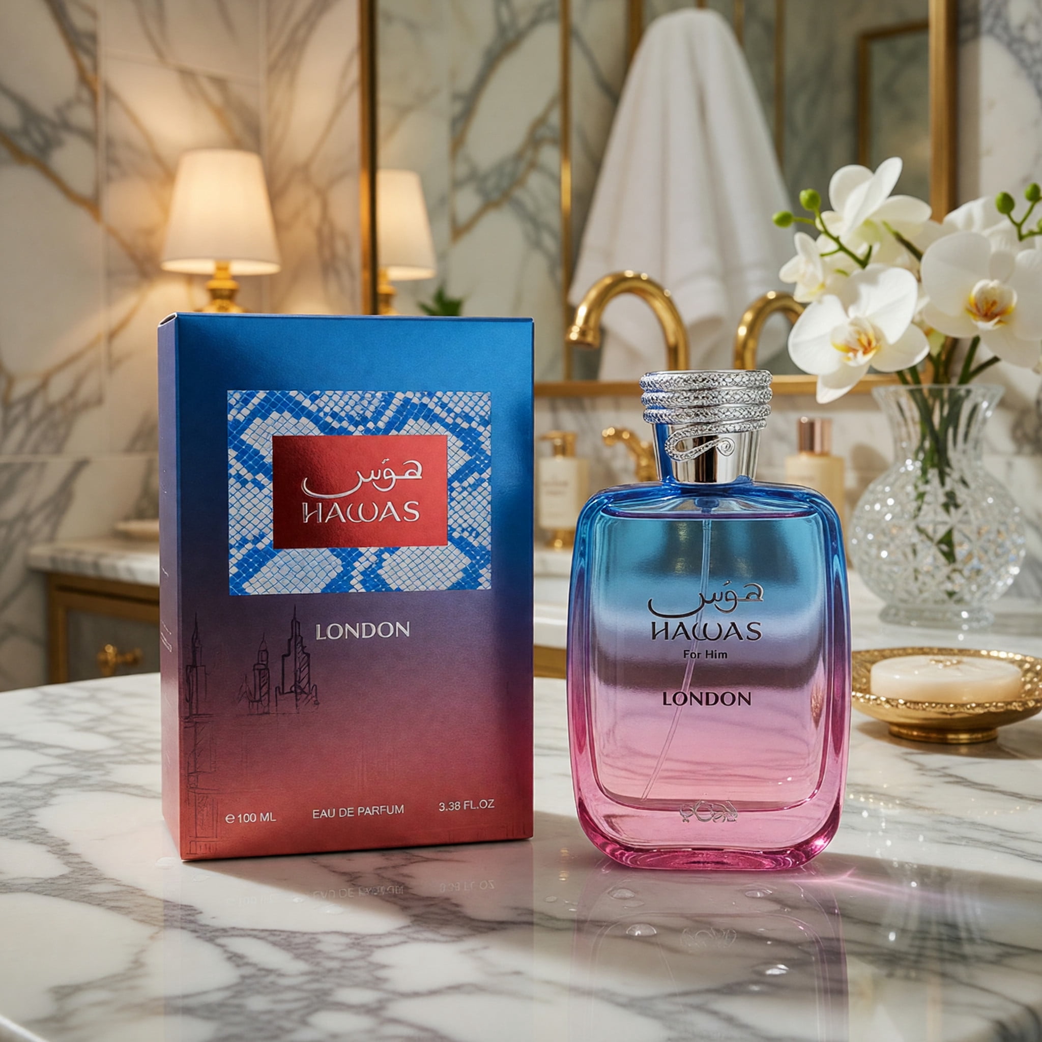 Rasasi Unisex Hawas London EDP Spray 3.4 oz Fragrances