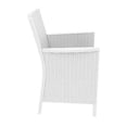 thumbnail image 4 of Compamia Chaise de Patio Aspect Osier en Résine de Californie, Blanche, 4 of 10