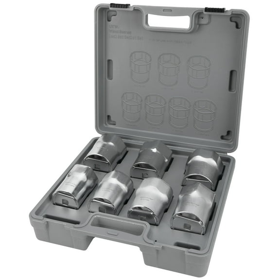Performance Tool W89314 1/2-Inch Drive Wheel Bearing Lock Nut Socket Set, 7-Piece