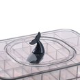 thumbnail image 2 of Caja de almacenamiento de joyas acrílica con múltiples compartimentos, organizador de uñas transparente para manualidades, caja de almacenamiento B Yinane Joyero, 2 of 2