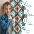 thumbnail image 3 of Blackout Kids Curtains,Multicolor Ethnic Geometric Pattern Childrens Insulated Curtains Set Of 2,Bedroom Essentials,Toddler Room Decor 52x84in(132x213cm), 3 of 5