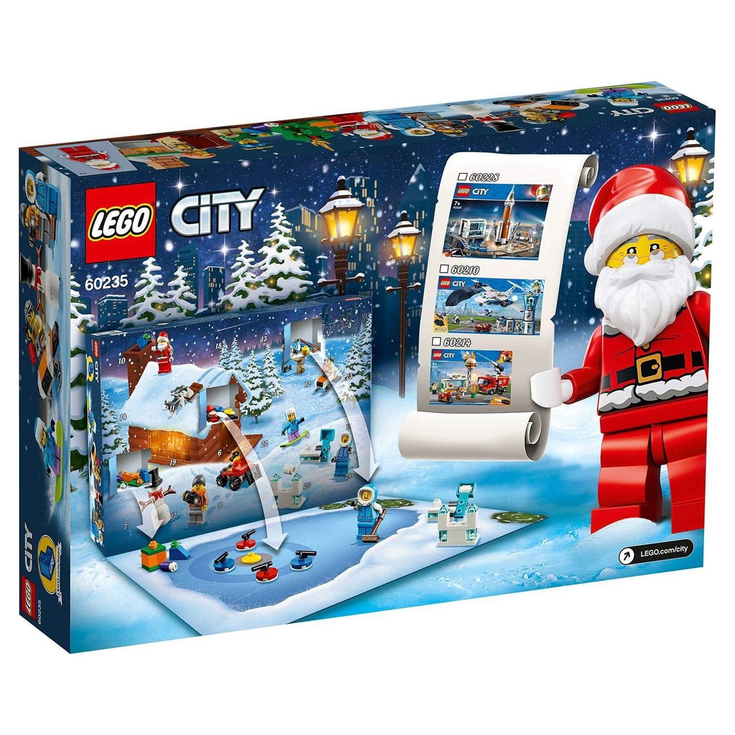 Lego 60235 City Advent Calendar Building Kit, New 2019 (234 Pieces) - image 3 of 3