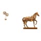 thumbnail image 1 of Escultura nórdica creativa de hoja de metal y caballo, figura abstracta de animal, adorno para mesa, fiesta, hogar, oficina, decoración, estatua de re, 1 of 8