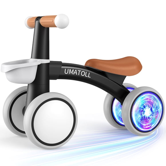 Iluminación colorida para bicicleta Balance Bike Umatoll para 1 a 2 años con cesta