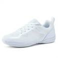 thumbnail image 1 of YOURDIARY Chaussures de Cheerleading Blanches pour Femmes Chaussures d'Entraînement Athlétiques de Compétition Espadrilles Confortables Légères Chaussures de Tennis, 1 of 8
