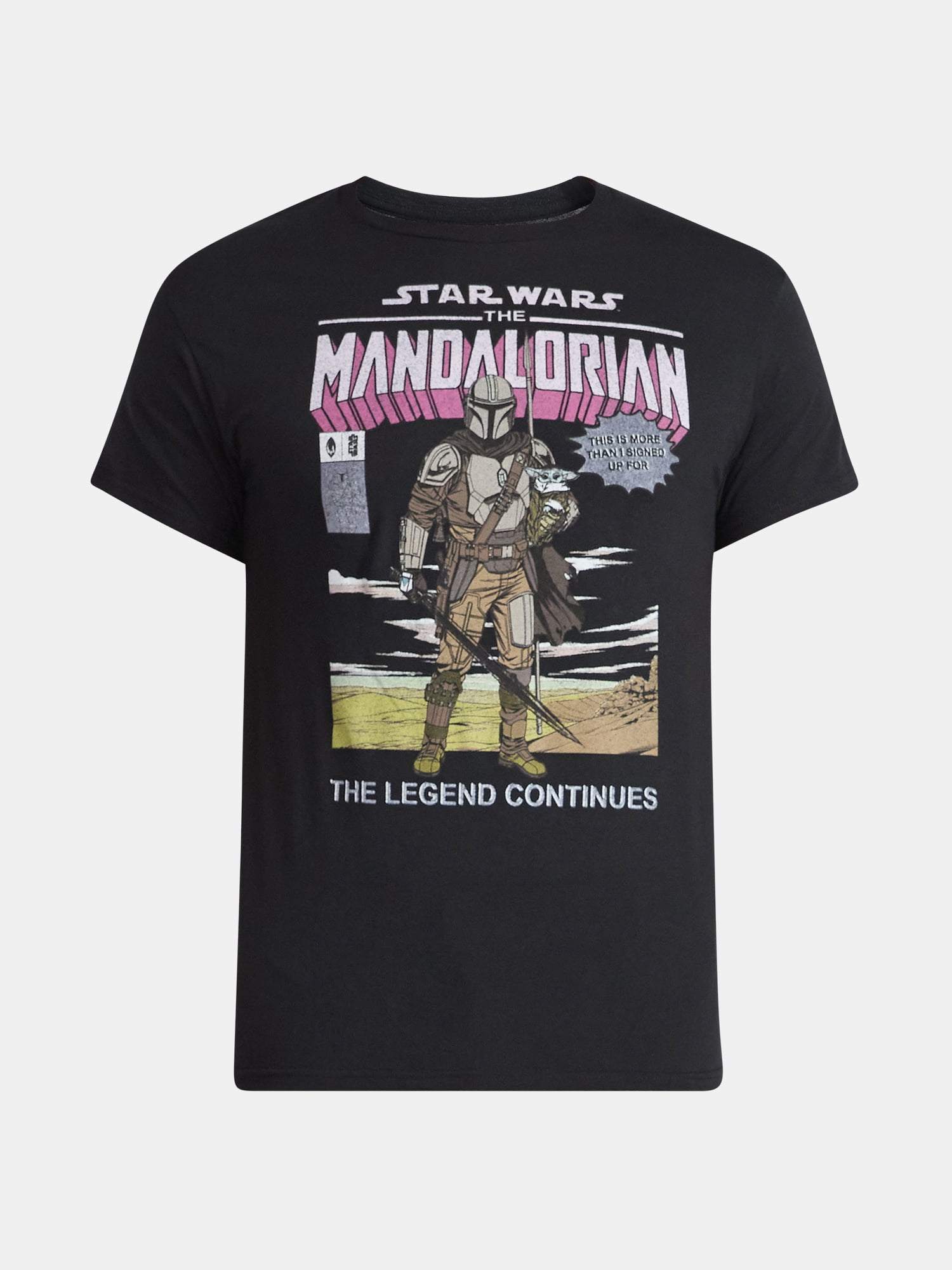 Mandalorian Men's & Big Men's Graphic Tee Shirt, Sizes S-3XL