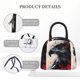 thumbnail image 4 of Fotbe Red Black Ink Style Bald Eagle Bolsa de Almuerzo con Estampado, Lonchera Aislada, Contenedor de Comida Reutilizable Tipo Cooler a Prueba de Fugas, 4 of 6
