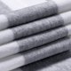 thumbnail image 2 of Towel HENBAY Toalla de playa extragrande 90 x 180 cm con rayas grises, 2 of 6