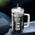 thumbnail image 6 of Personalized Drum Tumbler Cup With Lid 40oz Custom Name Double Wall Vacuum Thermos Insulated Travel Mug Drumming Music Gifts Birthday For Drummer Drum Player Friends Colleagues, 6 of 6