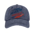 thumbnail image 4 of Unisex 911 Never Forget Hats 9/11 25th Anniversary Baseball Cap We Will Never Forget Hat 9/11 Patriot Day Commemorative Trucker Hat Navy, 4 of 5