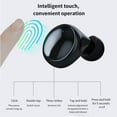 thumbnail image 5 of QTOCIO Wireless Bluetooth Headphones, 5.0 Wireless Bluetooth Earbuds Magnetic Charging Large Capacity Battery Compartment IPX4 Noise Reduction, Black, 5 of 8