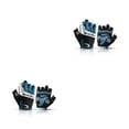 thumbnail image 2 of Eigraketly Guantes de ciclismo de 2 piezas, resistentes al desgaste, Protector deportivo para mujer, transpirables, a prueba de golpes, antisudor, guante de Azul SG 2piezas Eigraketly CBP488922, 2 of 5
