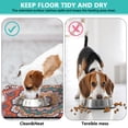 thumbnail image 3 of Dog Food Mat with Geometric Mandala Design Sacred Symbolic Vintage Pattern, Durable Waterproof Absorbent Non-Slip Pet Feeding Mat, 3 of 5