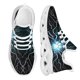 thumbnail image 1 of Zapatillas de deporte de malla con degradado de color para mujer, zapatos de plataforma con estampado de huella de perro, informales, 1 of 6