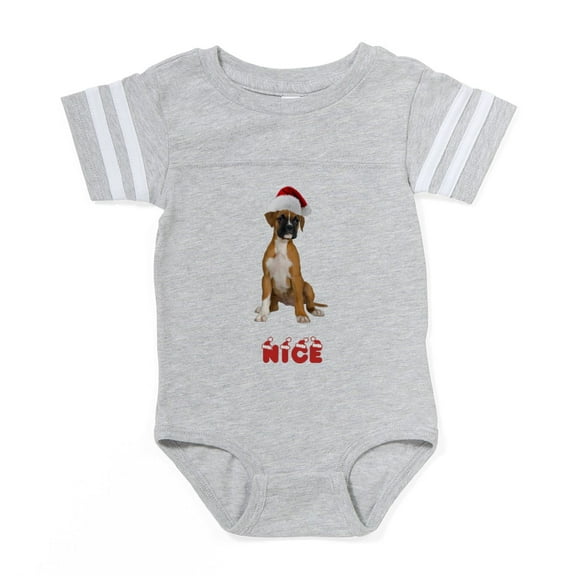 CafePress - Nice Boxer - Cute Infant Baby Football Bodysuit