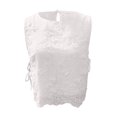 thumbnail image 5 of Lace Tank Tops for Women Lightweight Cute Floral Lace Crewneck Sleeveless Shirt Y2k Going out Tops Summer Outfits, 5 of 6