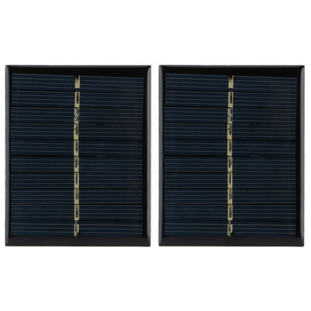 

2-Pack 0.5W 5V Polysilicon Solar Panel for DIY Projects Toys and Battery Chargers