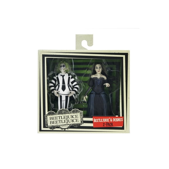 NECA - Beetlejuice Beetlejuice - 6" Scale Action Figure - Toony Terrors Beetlejuice and Delores 2 Pack