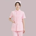 thumbnail image 2 of Plus Size V Neck Scrub Top Short Sleeve Lab Jacket for Healthcare and Workers Women Casual Dress Sweater Long Sleeve Hoodie Womens Long Hooded Sweatshirt, 2 of 3