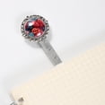 thumbnail image 3 of Coral Elegant Silver Lace-Edged Bookmark: Gift for Book Lovers and Readers, 3 of 5