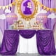 thumbnail image 2 of Mantel B-COOL con lentejuelas moradas purpurina 125 x 125 cm para Halloween, 2 of 8