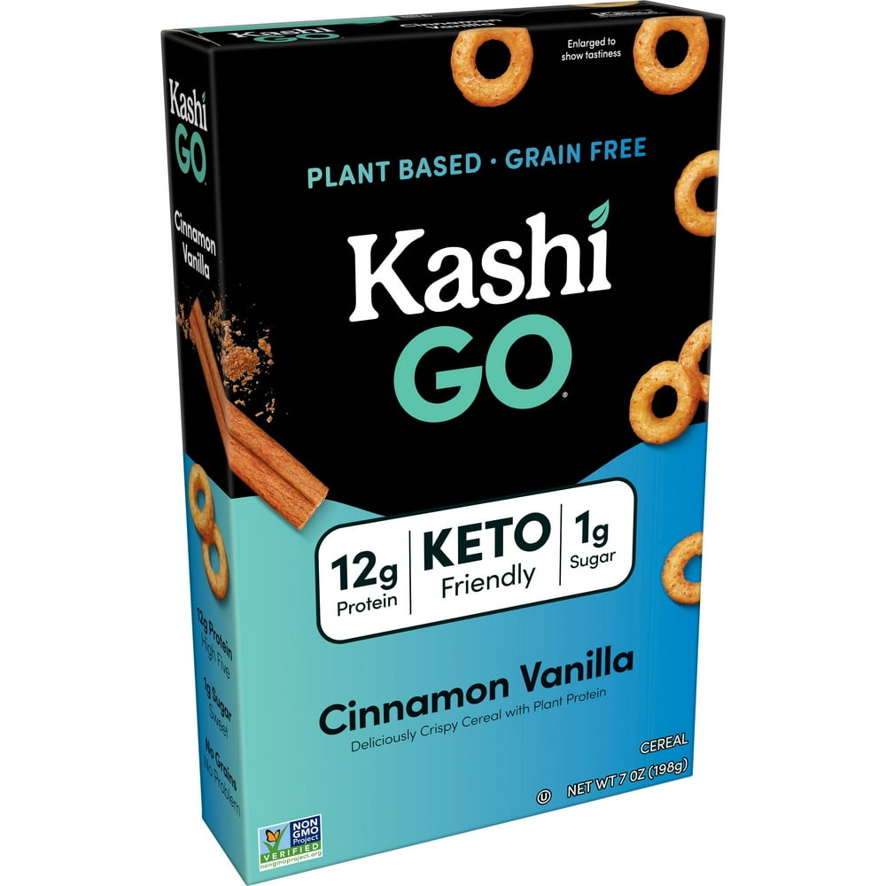 Kashi GO Breakfast Cereal, Vegan Protein, Keto Friendly Cereal