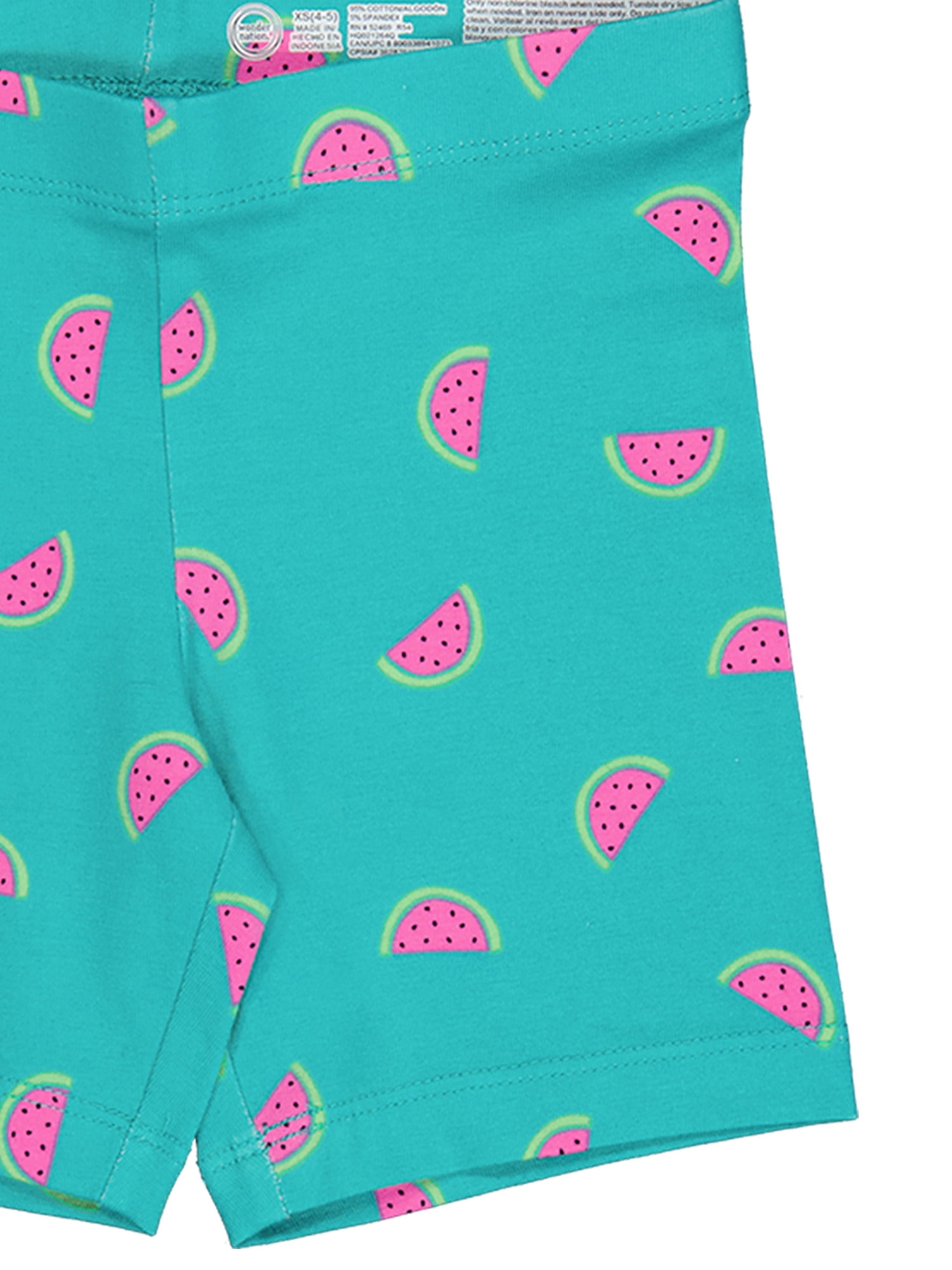 Wonder Nation Girls Bike Short, 2-Pack, Sizes 4-18 & Plus