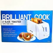 Brilliant Cook Compact Smart 2 Slice Toaster