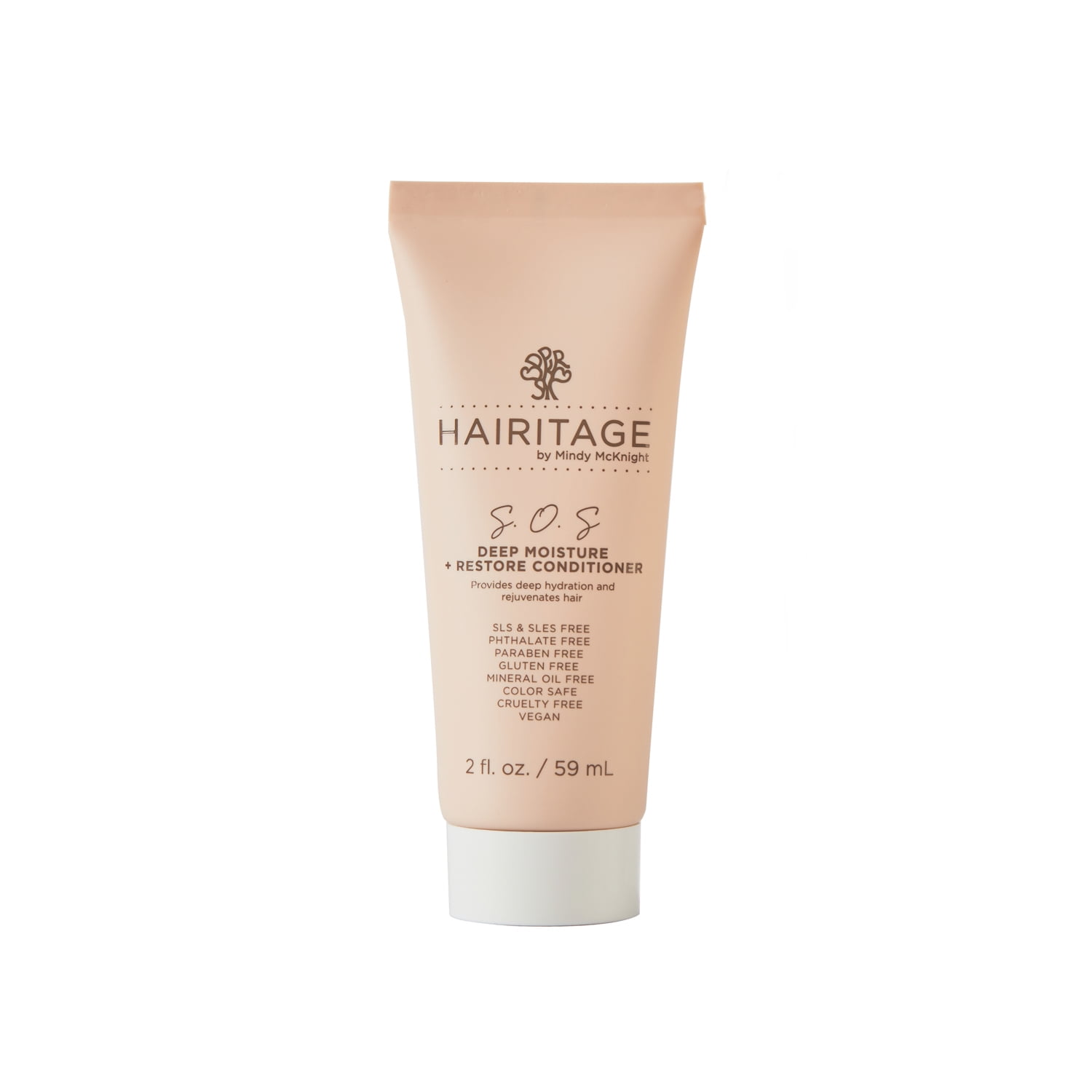 Hairitage Travel Size S.O.S. Deep Moisture & Restore Deep Hair Conditioner, 2 fl. oz