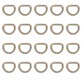 thumbnail image 1 of Shisuyan Boutons d'Artisanat Dorés 100 Pcs 0.2x0.15 Po, 1 of 8