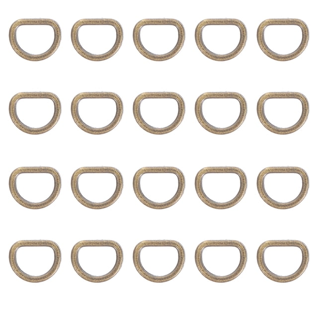 Shisuyan Boutons d'Artisanat Dorés 100 Pcs 0.2x0.15 Po