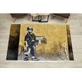 thumbnail image 4 of 3D Printed Rug, Office Decor Rug, Easy To Clean Rug, Housewarming Gift, Rug, Banksy Music Rug, Graffiti Rugs, Gift For The Home, 5.9'x9.2' - 180x280 cm, 4 of 8