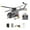 Gray / 1 Battery, variant on RC ERA C186S BO105 1/48 Scale 6CH RC Helicopter 6 Axis Gyro Brushless Motor Flybarless Aircraft with Optical Flow Positioning and Upgraded Transmitter RTF for Beginner( Gray / 1 Battery )