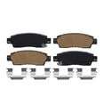 thumbnail image 3 of Detroit Axle - Rear 2pc Brake Pads for Chevrolet Trailblazer EXT SSR Traverse Buick Enclave GMC Acadia Envoy XL XUV Rainier, 2 Ceramic Brake Pads w/Hardware Replacement, 3 of 7