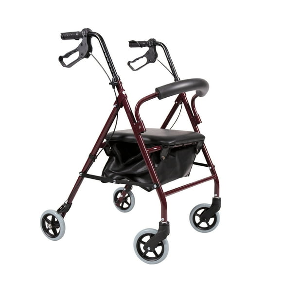 Andadera Rollator Magnimed Vino con Bolsa de Vinil