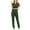 Army Green, variant on Hanen Women's Essential Jogger Scrub Set Nursing Uniform Clearance Cool Stretch Scrub Top and Pant Workwear with 4 Pockets
