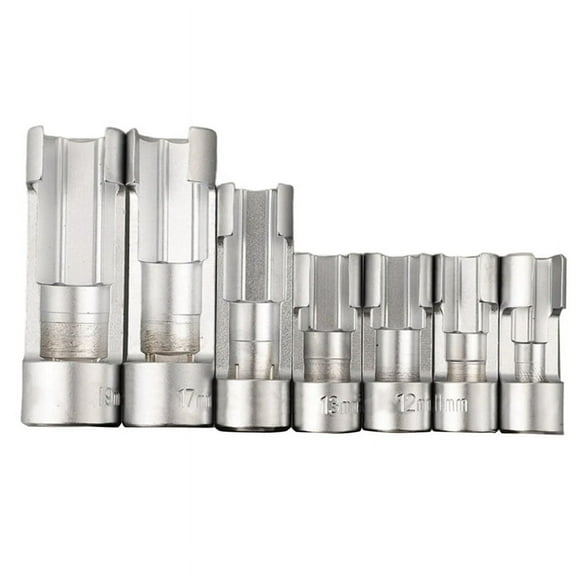 10-19mm 3/8 1/2 Inch Fuel Line Socket Wrench, Injector Wrench Set, Suitable for Sensor