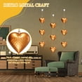 thumbnail image 4 of Keyohome Hanging Heart Wall Art Metal Heart Wall Decor Decorative Heart Hanging Sign Vintage Heart Wall Art Decor 3D Stereoscopic Design for Kitchens Living Room Bedroom, 4 of 10